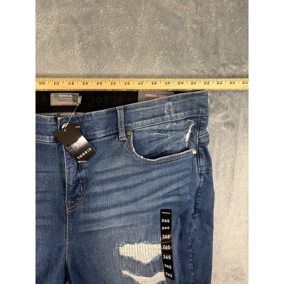 NEW Torrid Jeans Bombshell Skinny Women's 26S Premium Stretch High Rise 44x24 - Picture 10 of 14